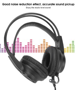 Gaming Headset,PC Headset with Noise Canceling Mic,3.5MM Gaming Headphone,USB Wired Gaming Headphone,Comfortable Earmuffs, Long Time 9 71LRZbJ9JuL