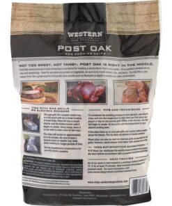 Western Premium BBQ Products Post Oak BBQ Smoking Chips, 180 cu in 11 71LRi3nagL