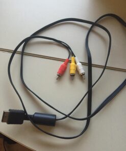 JINHEZO Playstation 3 Audio Video Cables - Game Console Component Accessories Connection Cord, RCA AV to TV Cable for Playstation, PS 1, PS 2, PS 3, Slim 2, Slim 3, 6 feet 1 Pack (Not HDMI) 17 71LRiTTc1wL