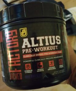 ALTIUS Pre-Workout Supplement - Naturally Sweetened - Clinically Dosed Powerhouse Formulation - Increase Energy & Focus, Enhance Endurance - Boost Strength, Pumps, & Performance - Mixed Berry Blast (14.3 OZ) 26 71LT7wz7vlL