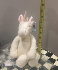 Jellycat Bashful Unicorn Stuffed Animal, Medium, 12 inches Medium - 12" 37 71LTOXT0n7L