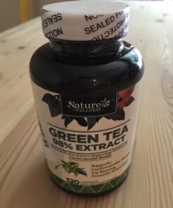 Green Tea Extract 98% Standardized with EGCG | Healthy Weight Support, Metabolism, Energy, Heart Health | Green Tea Capsules are Natural Caffeine Pills with Antioxidant & Free Radical Scavenger 1000mg 40 71LTptNLrkL