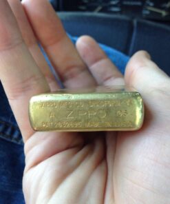 Zippo Vintage Lighters High Polish Brass Vintage With Slashes 62 71LUHdgcJRL