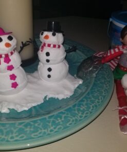 Play Visions Floof Modeling Clay - Reuseable Indoor Snow - Mr. & Mrs Snowman Set With Endless Creations and 22 Molding Accessories 20 71LUSsVeWWL