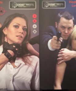 12" X 18" Hostage Targets for Shooting Featuring Photo-Realistic Designs | Bad Guy Paper Targets | Ideal for Law Enforcement Training 40 Pack Hostage 10 Of Each 33 71LUXuqYMlL