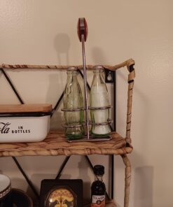 Alternative view of TableCraft Coca-Cola Salt and Pepper Shaker Set with Chrome Plated Metal Rack, Coca-Cola Salt and Pepper Shaker Set