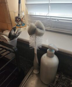 Munchkin® Sponge™ Bottle Brush, Grey, 2 Count (Pack of 1) 23 71LVDdlwwWL