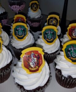 Harry Potter - Hogwarts Houses Cupcake Rings - 24 pc by DecoPac 16 71LVdrfVFNL