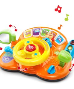 VTech Turn and Learn Driver Amazon Exclusive,Orange Orange Standard Packaging 34 71LVjz7dW8L