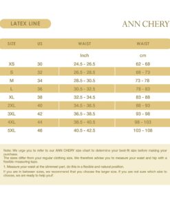 Ann Chery 2023 Corset Waist Trainer for Women - Colombian Waist Cincher - 3 Hook Latex Body Shaper Large Blue 18 71LWRB6tpLL 3