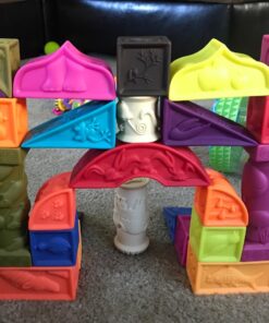 B. toys- Alphabetical Sort & Stack Developmental Baby Blocks- 26 soft blocks for kids & babys- Elemenosqueeze- 6 months + Baby Blocks Set 1 42 71LWS5O353L