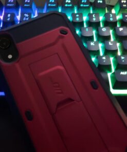 SUPCASE Unicorn Beetle Pro Series Case Designed for iPhone XR, with Built-in Screen Protector Full-Body Rugged Holster Case for iPhone XR 6.1 Inch (2018 Release) (MetallicRed) MetallicRed 39 71LXAvwYzNL