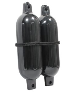 Extreme Max 3006.7204 BoatTector Inflatable Fender Value 2-Pack - 6.5" x 22", Black 6.5" x 22" 27 71LXy45vSL
