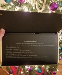 DOSS Bluetooth Speaker, Traveler Wireless Bluetooth Speaker with 20W Stereo Sound and Bold Bass, IPX6 Waterproof, Wireless Pairing, 12H Playtime, 5 Light Modes, Portable Speaker for Outdoor-Black Black 41 71LYN3sYucL