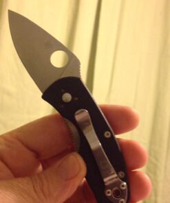 Spyderco Ambitious Value Knife with 2.31" Stainless Steel Blade and Durable Black G-10 Handle - PlainEdge - C148GP 36 71LZ3TvZfJL