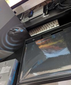 Logitech G Powerplay Wireless Charging System for G502 Lightspeed, G703, G903 Lightspeed and PRO Wireless Gaming Mice, Cloth or Hard Gaming Mouse Pad - Black 35 71LZX rma6L