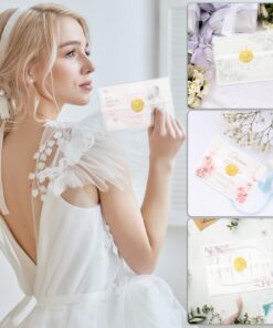 CREGEAR Pre-Folded Vellum Paper, Printable Vellum Jackets for 5x7 Invitations - 115GSM Transparent Vellum Wedding Invitations Wraps for Wedding Baby Shower Birthday Invitations (60) 60 11 71LaA5mQvL 1