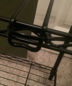 Oceanstar Portable 1-Tier Metal Rolling File Cart, Black,24 in 33 71LaAN1EWL