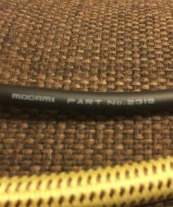 WORLDS BEST CABLES 6 Units - 6 Inch -Pedal, Effects, Patch, Instrument Cable Custom Made Made Using Mogami 2319 Wire and Eminence Gold Plated ¼ inch (6.35mm) R/A Pancake Type Connectors 28 71LaFuPy3UL