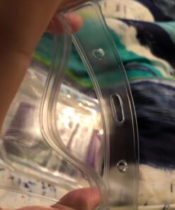 Passport ID Badge Holders 12 Pack Safe Flight Retail Bundle - Transparent - Extra Large 6x4" - Also for Cash, Credit Card, Plane Ticket, Receipts, etc. - Can be connected to a Lanyard, Chain, Clip 18 71Lbgnd8AFL