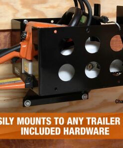 Buyers Products LT15 Mount Multi Rack Organizer Holder for Trucks and Landscape Trailers Storage for Lawn & Yard Hedge Trimmers, Chainsaws, Blowers and More, Black Without Lid 14 71LbjnKHvuL