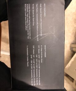 NEIKO 10169A Step Drill Bit Set and Automatic Center Punch | 5 Piece, 41 SAE Sizes Total, 1/8” – 1-3/8” | Titanium High Speed Steel Unibit, Stepper Cone Drill Bit | Two Flute Step Down Bits 27 71Lbn6bhuCL