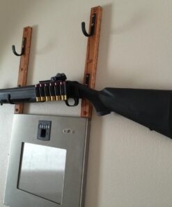 Creative Displays Two Place Gun Rack FlatIron TM Gun Rack Horizontal Hardwood Shotgun Rifle Fishing Rod Hanger (pair) (Handmade in Minnesota) 14 71LdNYRFCbL