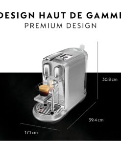 Breville Nespresso Nespresso Creatista Plus Coffee Espresso Machine, Brushed Stainless Steel BNE800BSSUSC Silver 33 71LdSKpb7PS