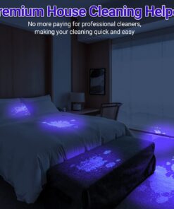 UV Flashlight Black Light, LOFTEK 51 LED 395 nm Blacklight Flashlite Pet Urine Detector for Dog Urine, Dry Stains, Bed Bug, Scorpion, Matching with Pet Odor Eliminator 26 71LehYDfh6L