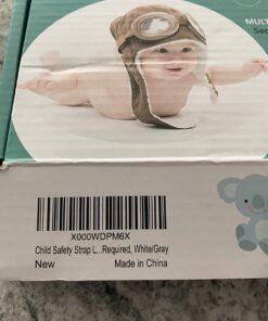 Child Safety Strap Locks (10 Pack) Baby Locks for Cabinets and Drawers, Toilet, Fridge & More. 3M Adhesive Pads. Easy Installation, No Drilling Required, White/Gray 40 71LfBBQsVkL