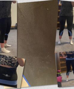 WeightLoss-Solutions Thigh Trimmer Sweat Wrap Sauna Belts to Reduce Cellulite, Thigh Fat, and Jiggly Arm Fat. Increase Heat, Sweat, and Circulation to Burn Fat, Smooth, Firm and Tone Black 22 71LgXoYxR9L