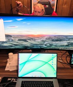 Dell UltraSharp U4919DW 49 inch Dual QHD Curved Monitor - 8ms Response Time, 2X HDMI, 1x DP, 5X USB Downstream, 2X USB Upstream 3.0, 1 x USB Type-C 49 Inches 25 71LgaYXZ9KL