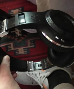 Bluedio V5.0 Bluetooth Headphones Over Ear, Wireless Bluetooth On-Ear Stereo Earphones Noise Cancelling, Soft Memory-Protein Earmuffs, w/Mic (Black) Black 43 71LghbchMUL