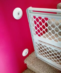 Wall Saver Baby Gate Wall Protector Protects Walls from Child Gate Damage - Makes Safety Gates More Secure - for Walk Thru Pressure Mounted Gates - Childproofing, Pet Proofing - 2 Full Size 33 71LgsF4Id0L