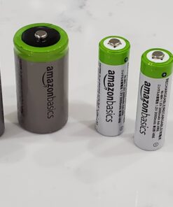 Amazon Basics 4-Pack Rechargeable C Cell NiMH Batteries, 5000 mAh, Recharge up to 1000x Times, Pre-Charged 25 71LietMFtdL
