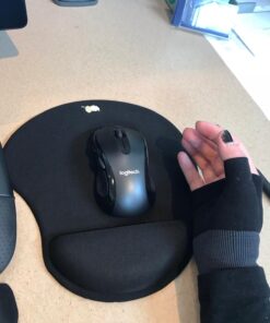 Premium Wrist Rests for Keyboard and Mouse Pad Set - Memory Foam Cushion, Black - Ergonomic Wrists Hand Arm Rest Support for Laptop Computer Desk and Gaming - Carpal Tunnel Syndrome Relief Premium 61 71LjIszZcqL