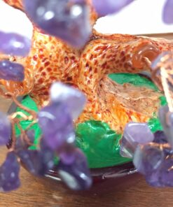 Parma77 Amethyst Crystal Tree, Purple Healing Crystals Gemstones Bonsai Money Tree, Purple Room Decor Cubicle Office Desk Decor for Women, Feng Shui Wealth and Luck Spiritual Gifts for Women 40 71LjJH CYML