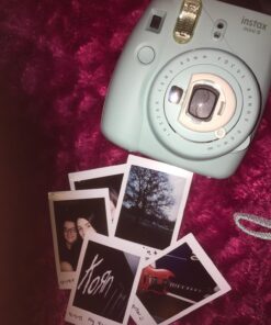 Fujifilm Instax Mini 9 Instant Camera - Ice Blue, 2.7x4.7x4.6 (Instax Mini 9 - Ice Blue) Base 38 71LjTr8KnJL