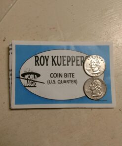 ROY KUEPPERS Bite Coin - Bite Out Quarter Magic Coins 15 71Ljd0vLIYL