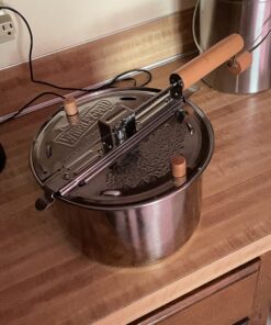Original Whirley-Pop Popcorn Popper Kit - Metal Gear - Stainless Steel - 1 Real Theater All Inclusive Popping Kit 21 71LjgNfMjTL