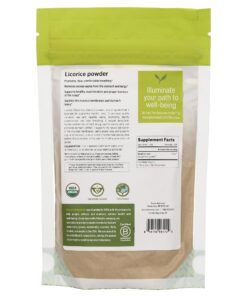 Alternative view of Banyan Botanicals Licorice Root Powder, 1/2 Pound - USDA Organic - Glycyrrhiza glabra - Ayurvedic Herb for Lungs, Skin, & Stomach … 8 Ounce (Pack of 1)
