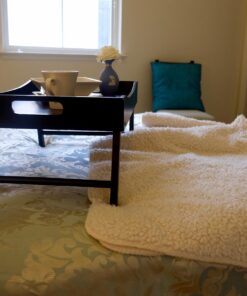 Winsome Benito 24.41-Inch Folding Bed Tray with Curved Top, Walnut (92022) 27 71Lk93RXFL