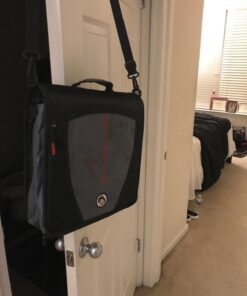 Case-it The Mighty Zip Tab Zipper Binder - 3 Inch O-Rings - 5 Color Tab Expanding File Folder - Multiple Pockets - 600 Sheet Capacity - Comes with Shoulder Strap - Black D-146 Single 49 71Ll7qul pL