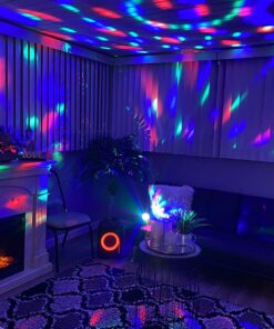 Disco Ball Disco Lights-COIDEA Party Sound Activated Storbe Light With Remote Control DJ Lighting,Led 3W RGB Light Bal, Dance lightshow for Home Room Parties Kids Birthday Wedding Show Club Pub 29 71LlNZsgkjL