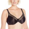 Bali Women's Passion for Comfort Underwire Bra DF3383 34C Black/Nude