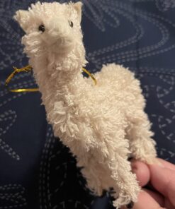 Creative Co-Op Furry Llama Ornament, Cream for Christmas 6 71Lmnun9zEL