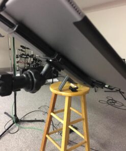 Accessory Basics EasyAdjust cymbal Microphone Mic Stand Tablet Mount for Most Tablets & Large Size Cell Phones Smartphone (Zoom Compatible) 34 71Ln1VRem2L