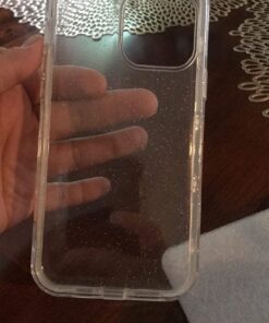 Coolwee Crystal Glitter Full Protective Case Compatible iPhone 13 Pro Max Heavy Duty Hybrid 3 in 1 Rugged Shockproof Women Girls Transparent Compatible Apple iPhone 13 Pro Max 6.7 inch Clear Sparkle 35 71LneNu413L