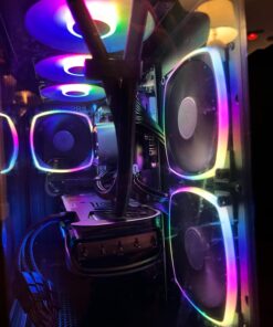 Skytech Gaming PC Desktop – Intel Core i7 12700F 2.1 GHz, NVIDIA RTX 4070 Ti, 1TB NVME SSD, 16GB DDR4 RAM 3200, 750W Gold PSU, 360mm AIO, 11AC Wi-Fi, Windows 11 Home 64-bit,Black 12700F | 4070 Ti 45 71Lo4TE9fL