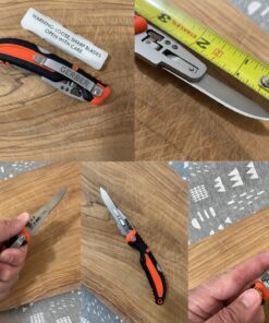 Gerber Gear Vital Pocket Folder with Replacement Blades - 2.8" Exchange-A-Blade - Camping and Survival Knife - Orange Hunting Knife & Exchangeable Blades 22 71Lo8dN6kIL